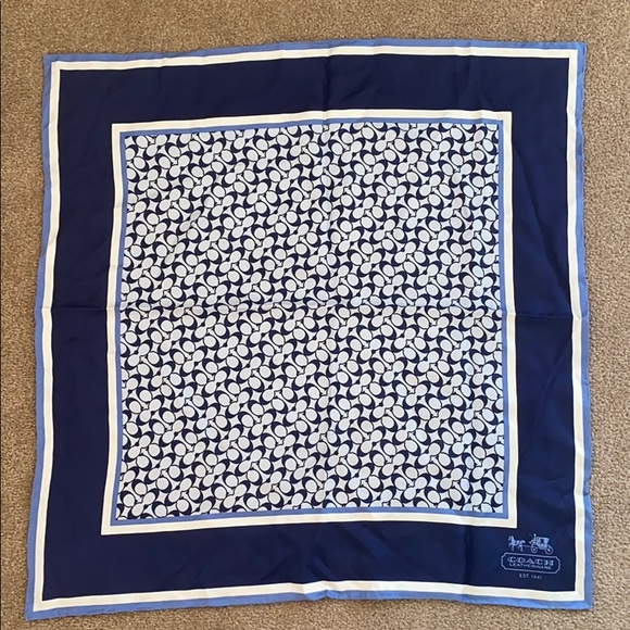 Coach Silk Scarf - Picture 5 of 7